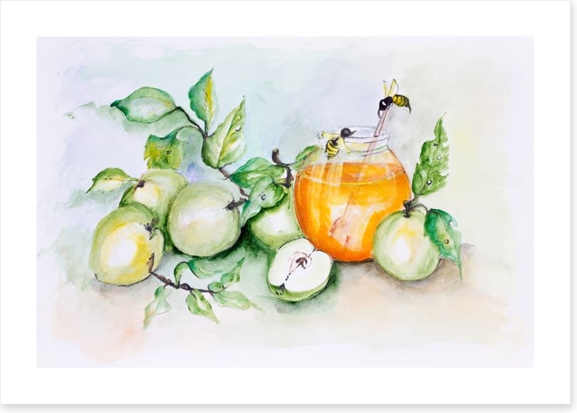 Honey bees and apples