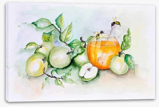 Honey bees and apples