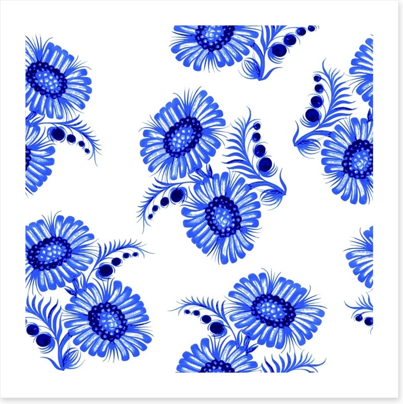 Folk art flowers
