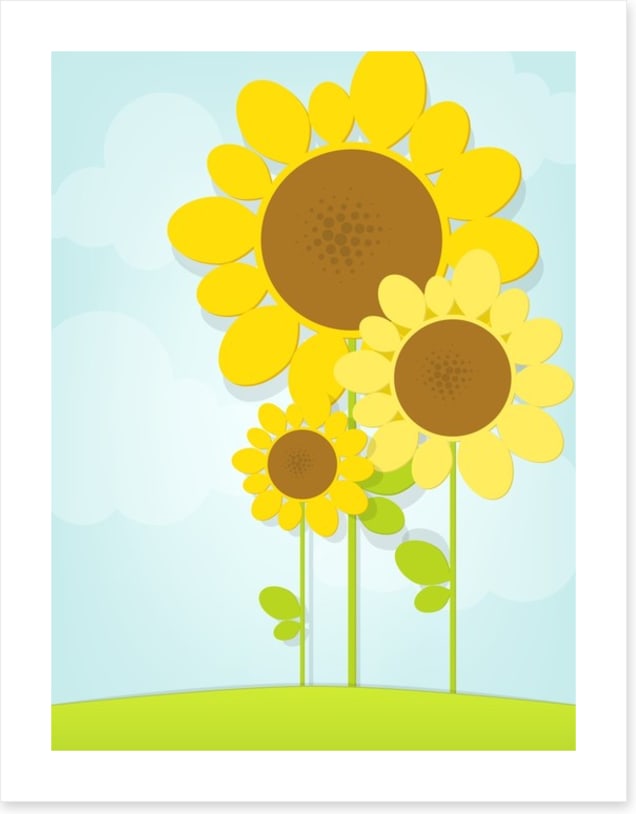 Happy sunflowers