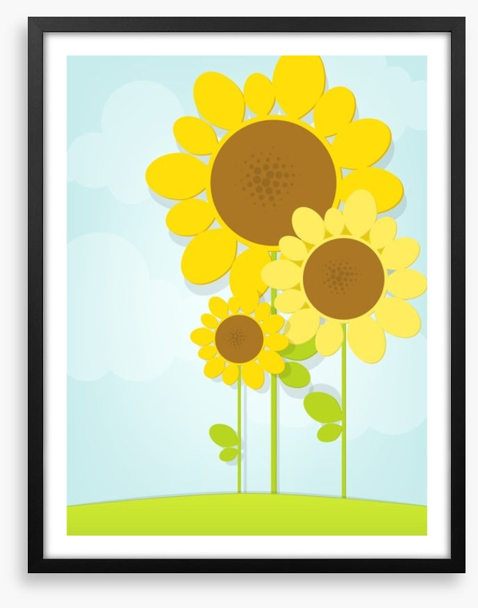 Happy sunflowers