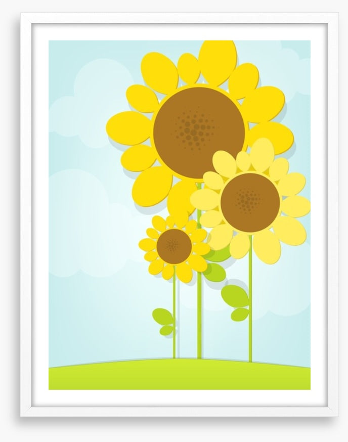 Happy sunflowers