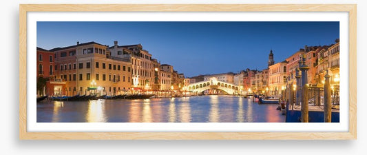 Venice twilight panorama