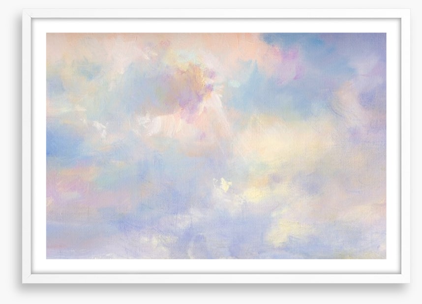 Soft evening clouds