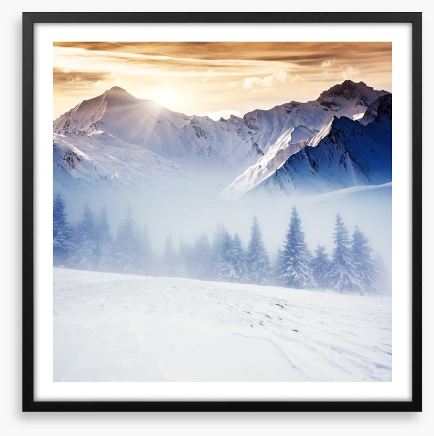 Winter in the mountains