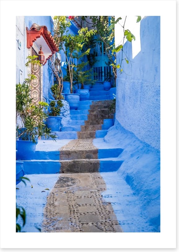 Chefchaouen alley, Morocco