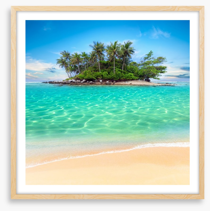 Tropical island paradise