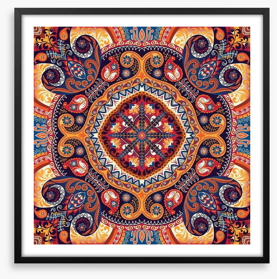 Paisley silk