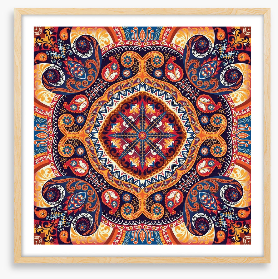 Paisley silk