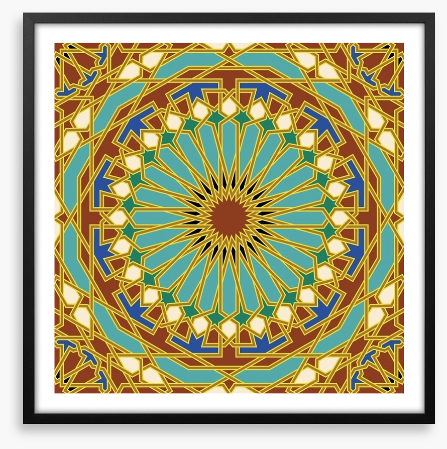 Arabic glaze