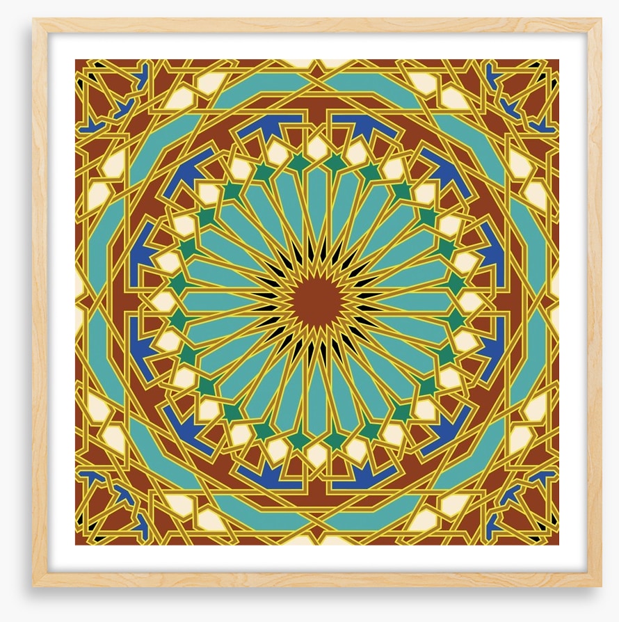 Arabic glaze