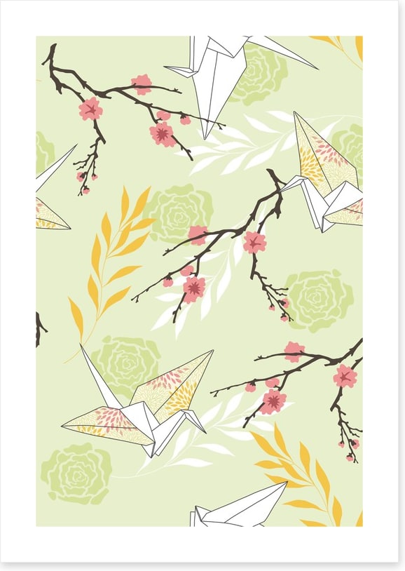 Origami blossom