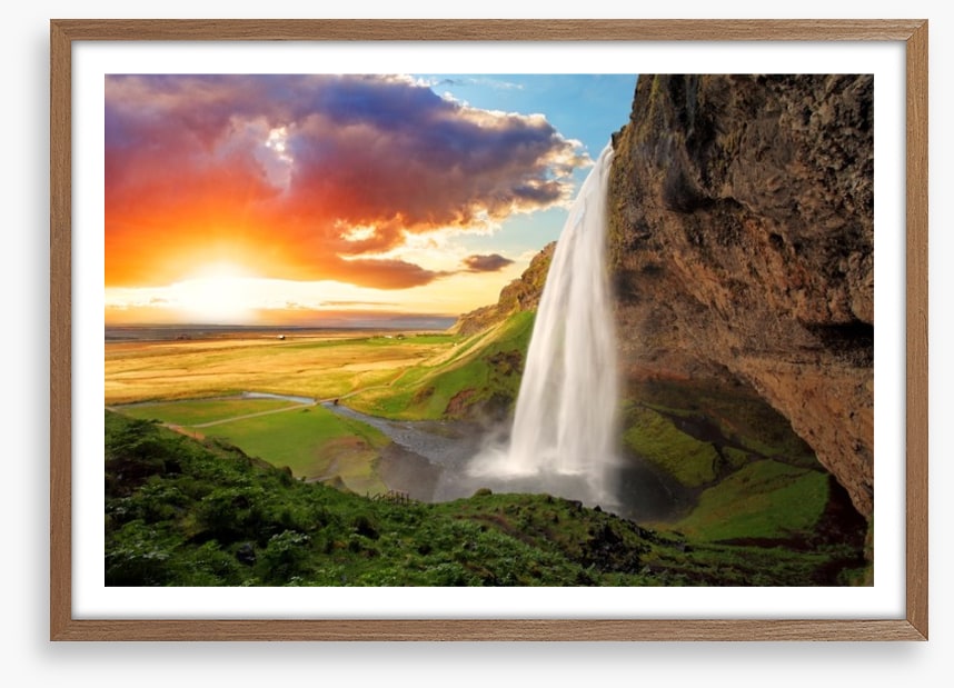 Seljalandsfoss waterfall, Iceland