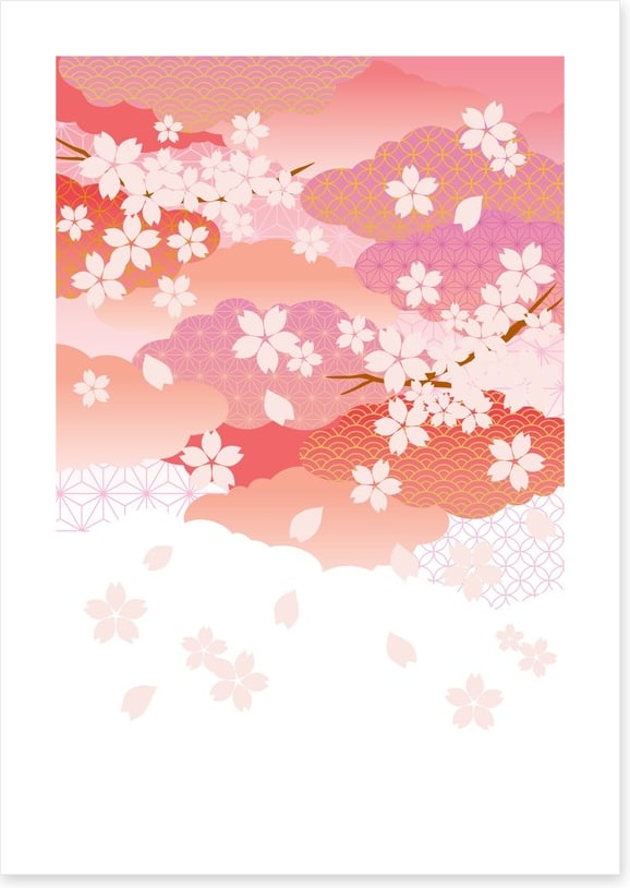 Falling blossom