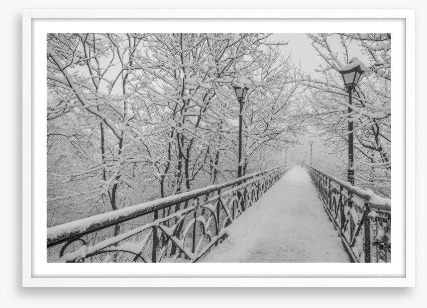 Blizzard on the bridge