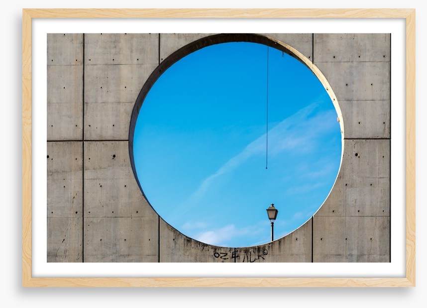 Blue sky beyond