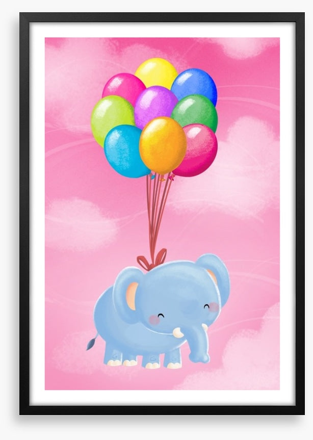 Floating balloon elephant