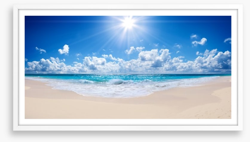 Sparkling sea panoramic
