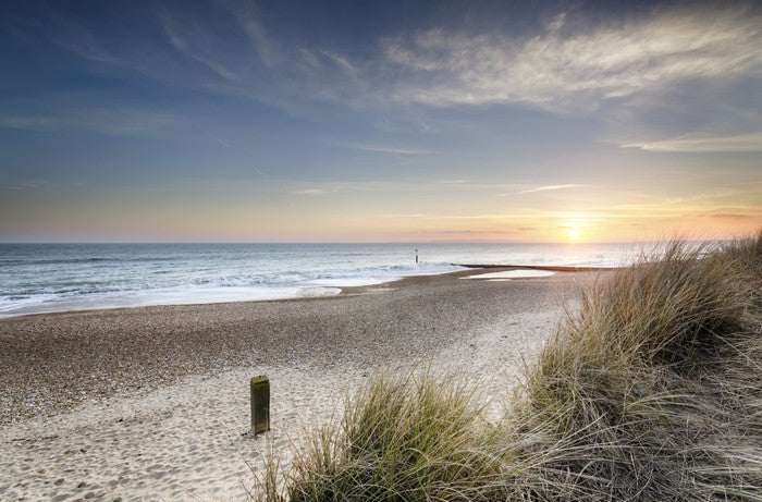 Sunset over the dunes