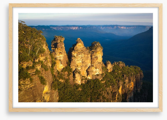 The Three Sisters afternoon glow