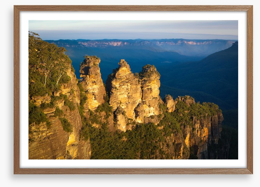 The Three Sisters afternoon glow