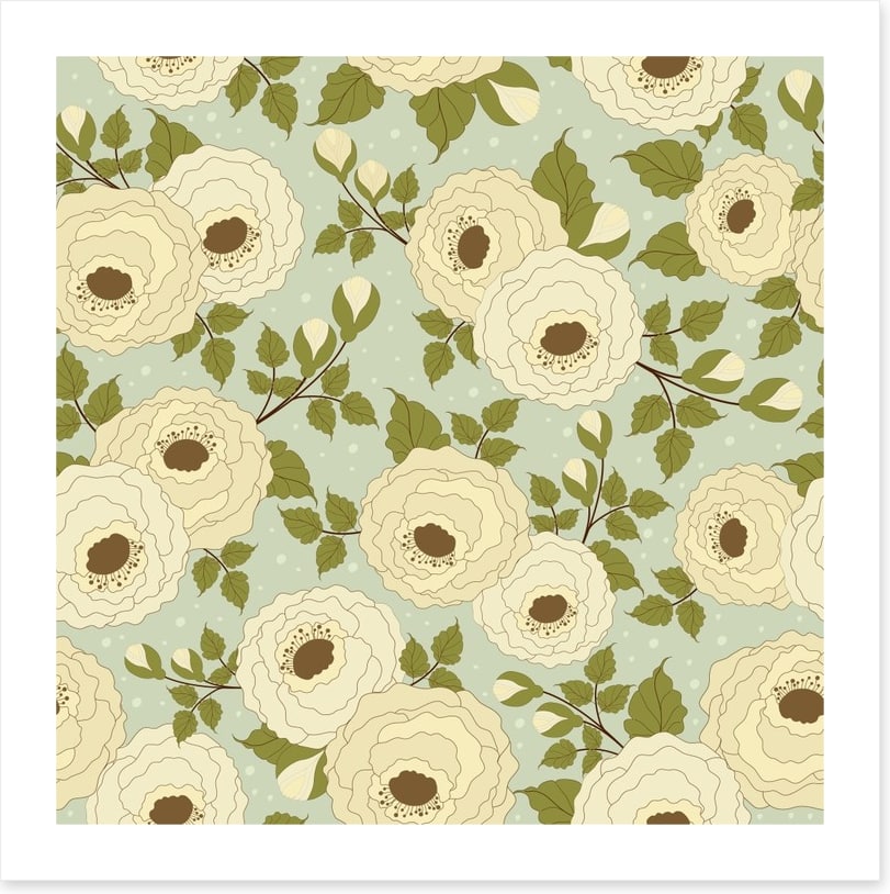 Vintage floral