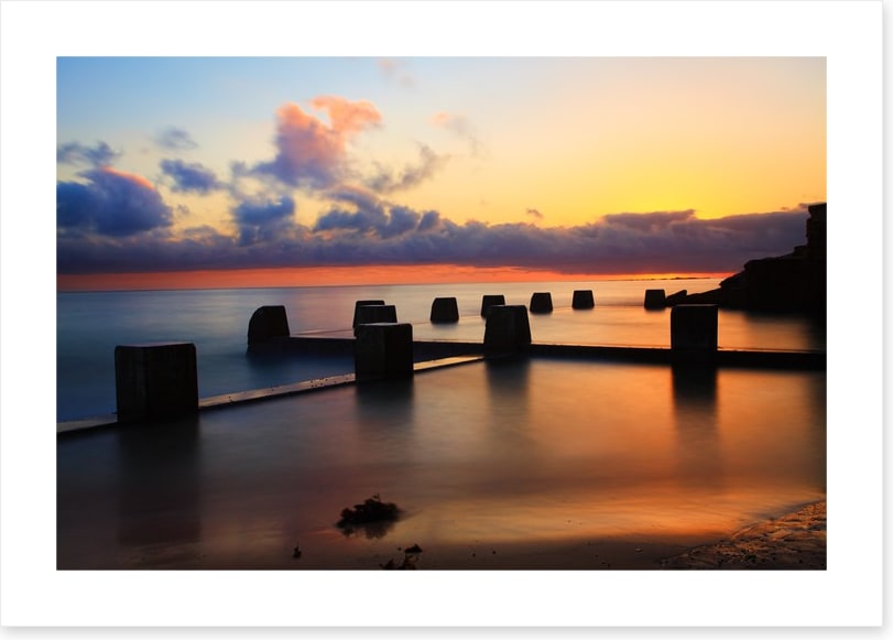 Coogee baths at sunrise