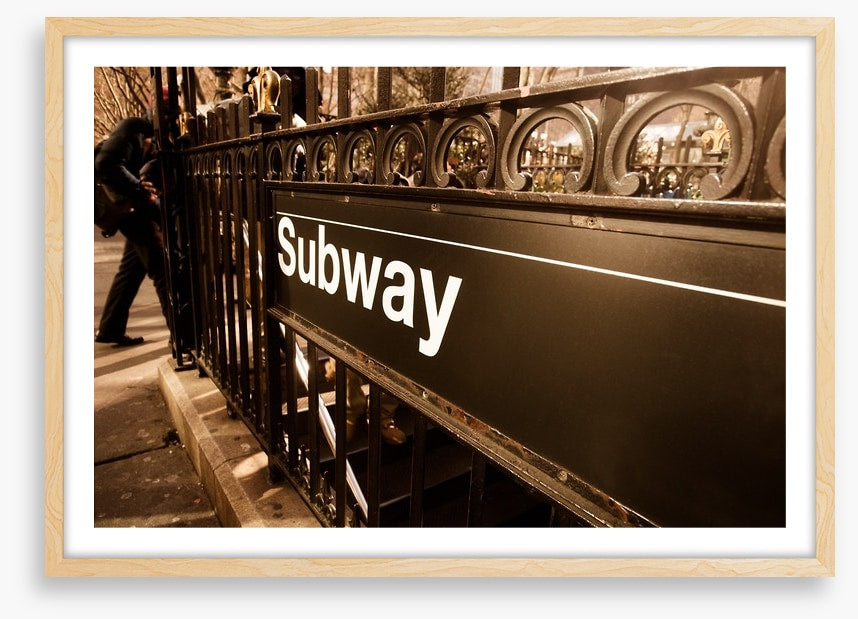 Vintage subway, New York City