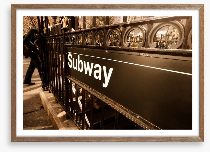 Vintage subway, New York City
