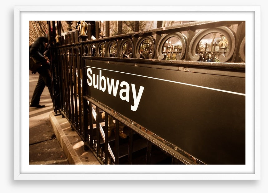 Vintage subway, New York City