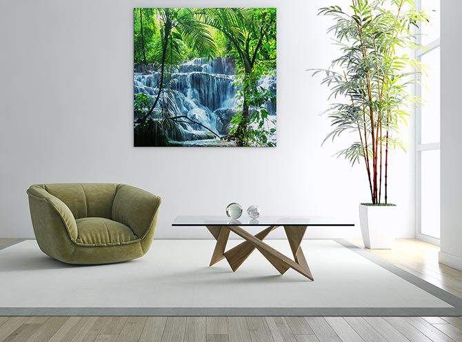 Tropical waterfall
