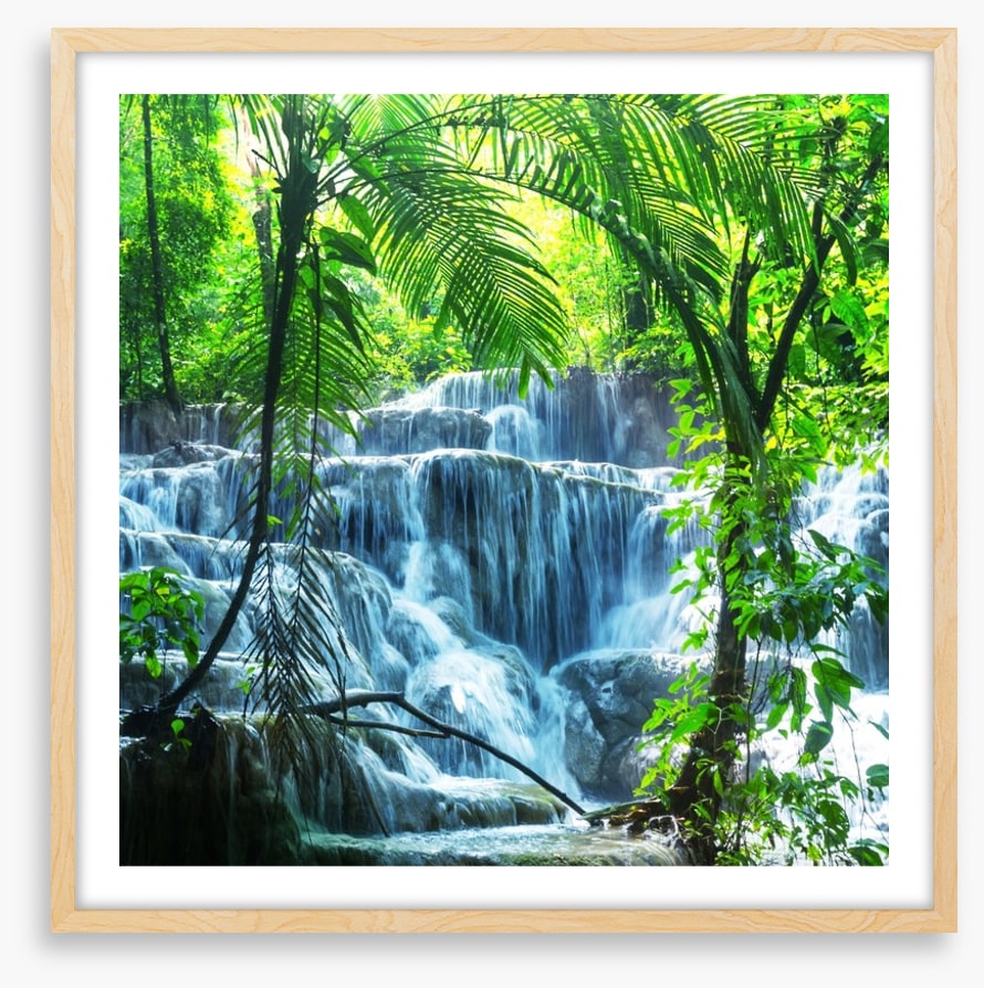 Tropical waterfall