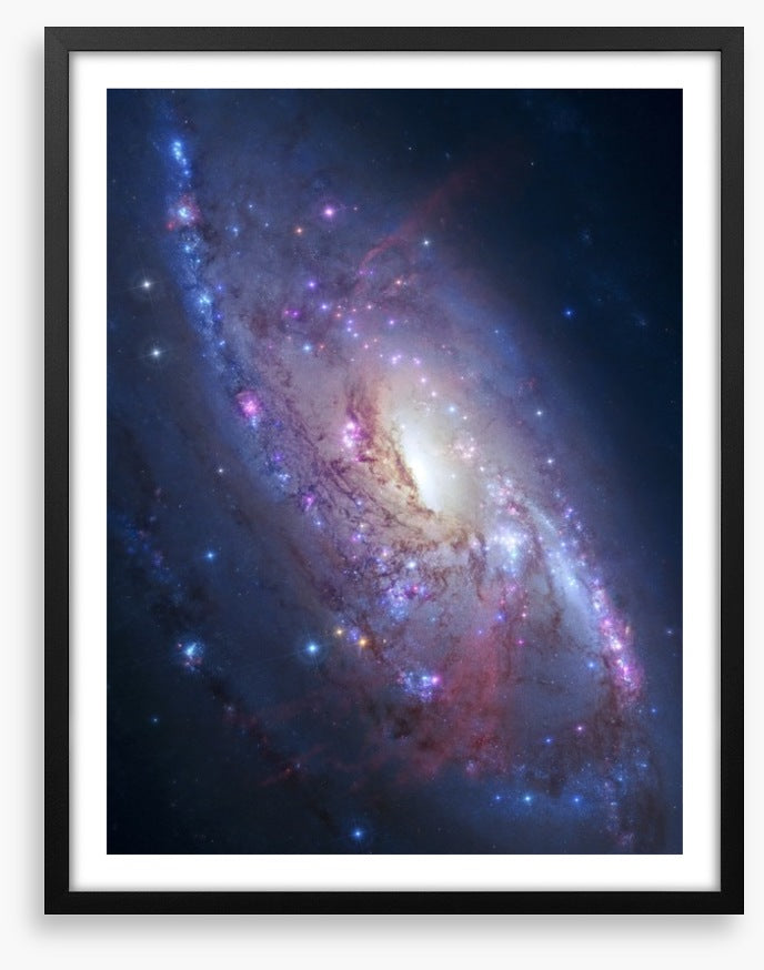 Deep space spiral galaxy
