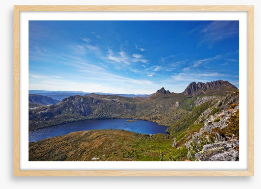 Cradle Mountain and Dove Lake aerial