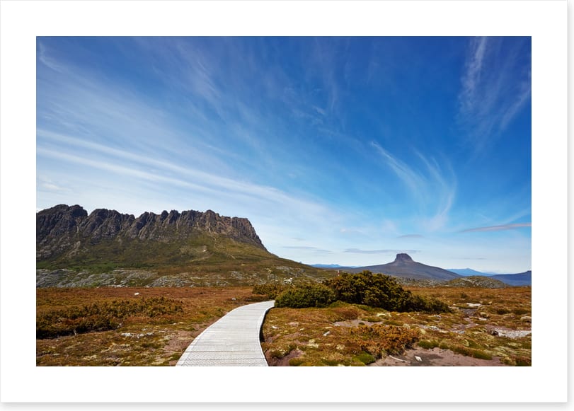 Barnes Bluff blue sky