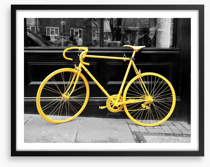 The yellow bike