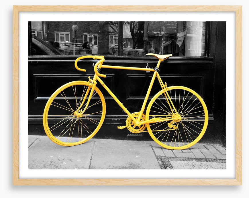 The yellow bike