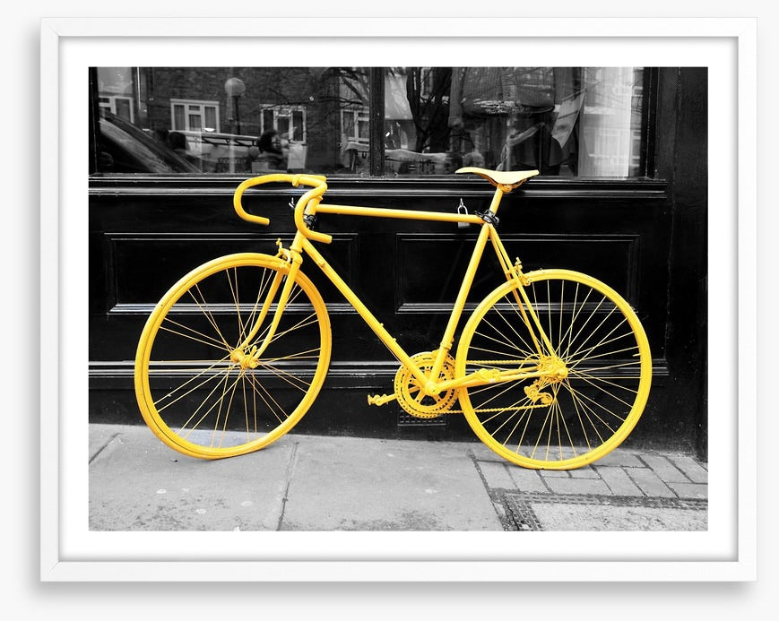 The yellow bike