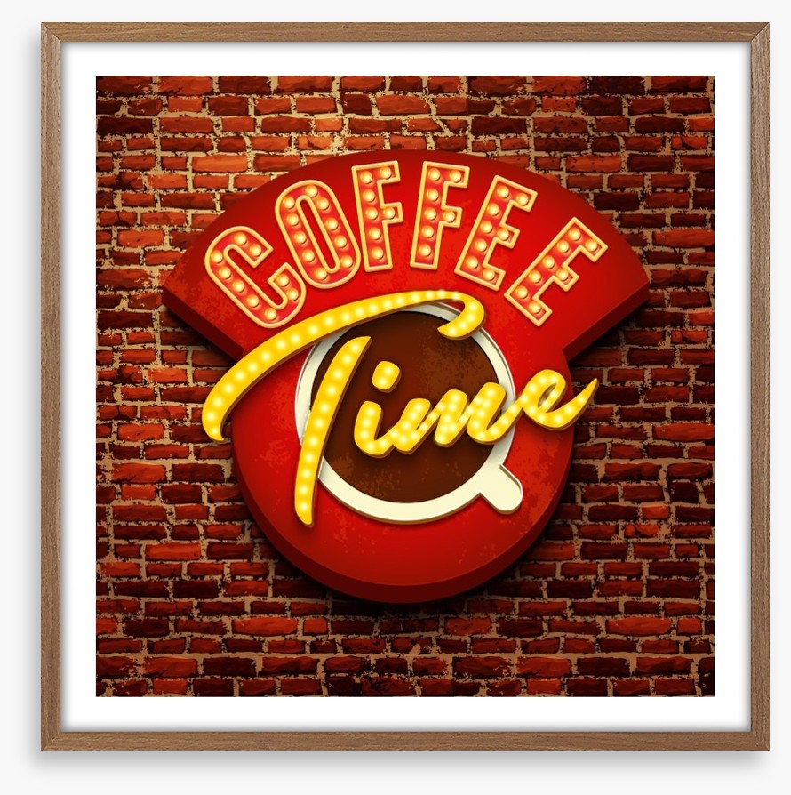 Coffee time sign