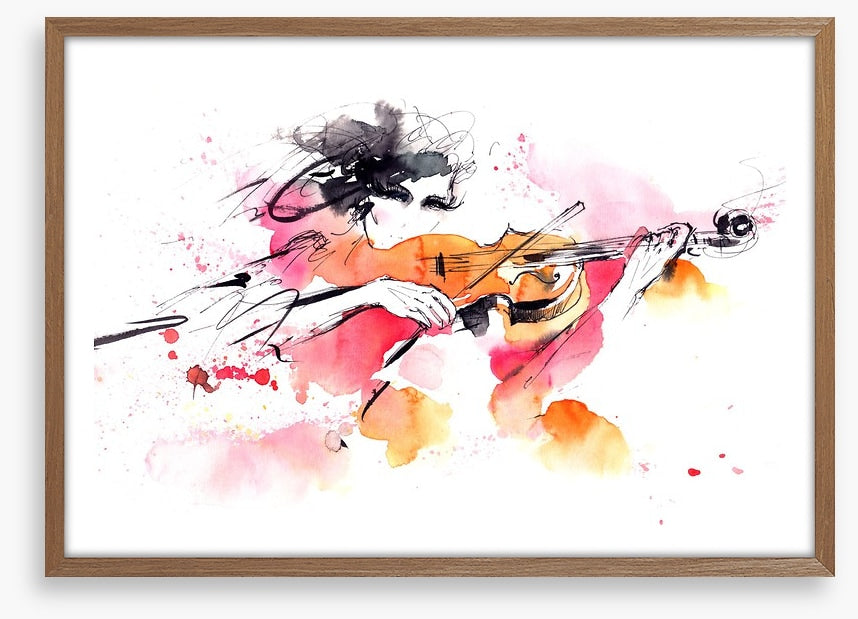 The solo violinist