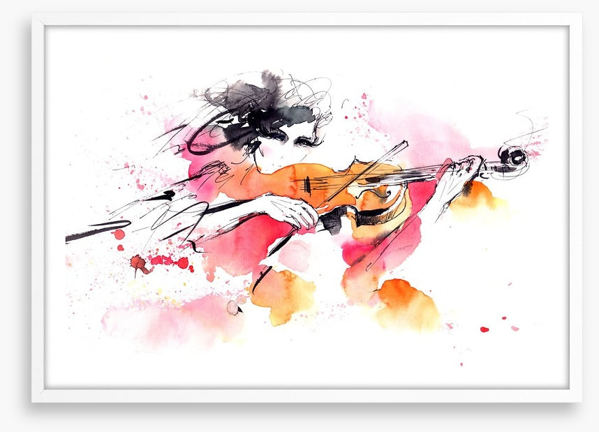 The solo violinist