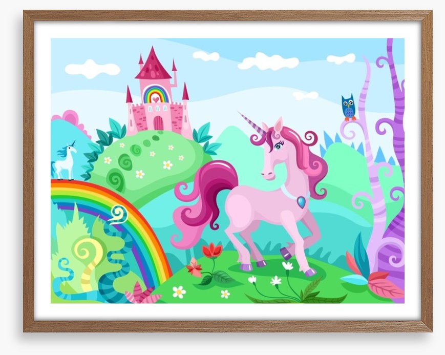 Springtime unicorn