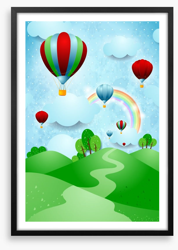 Hot air balloon race
