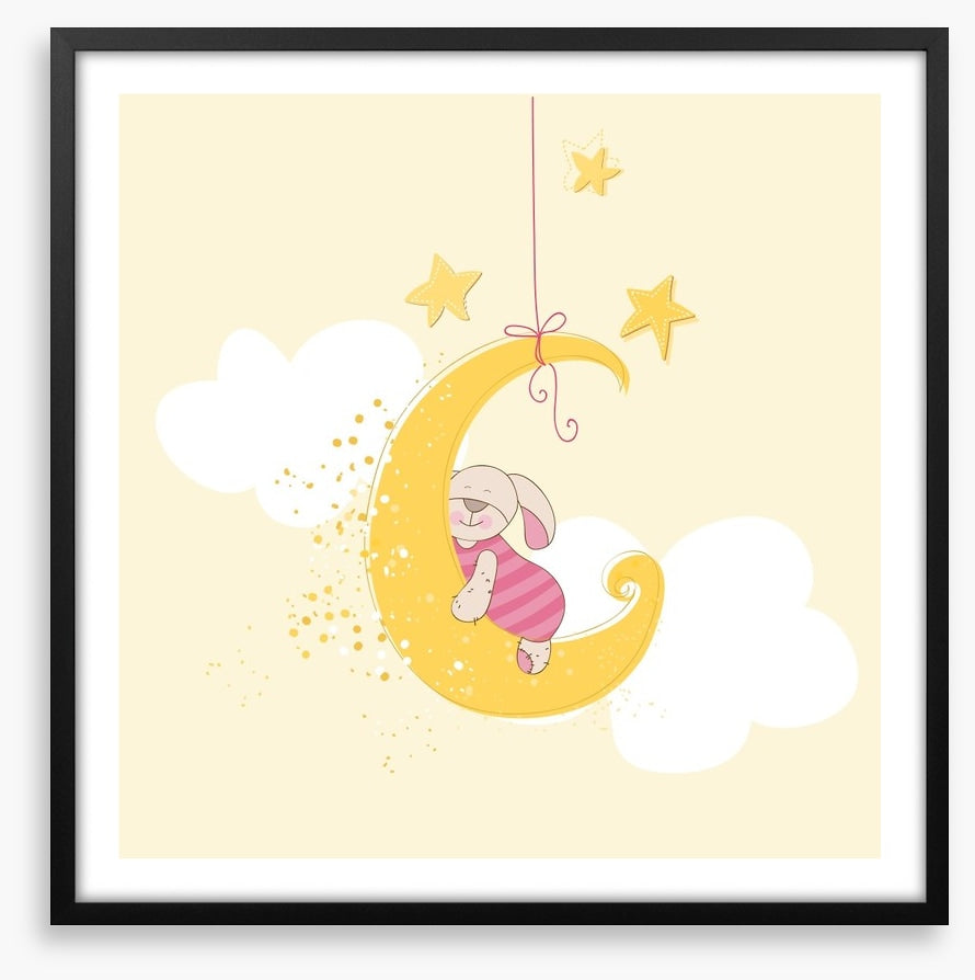 Asleep in the moon