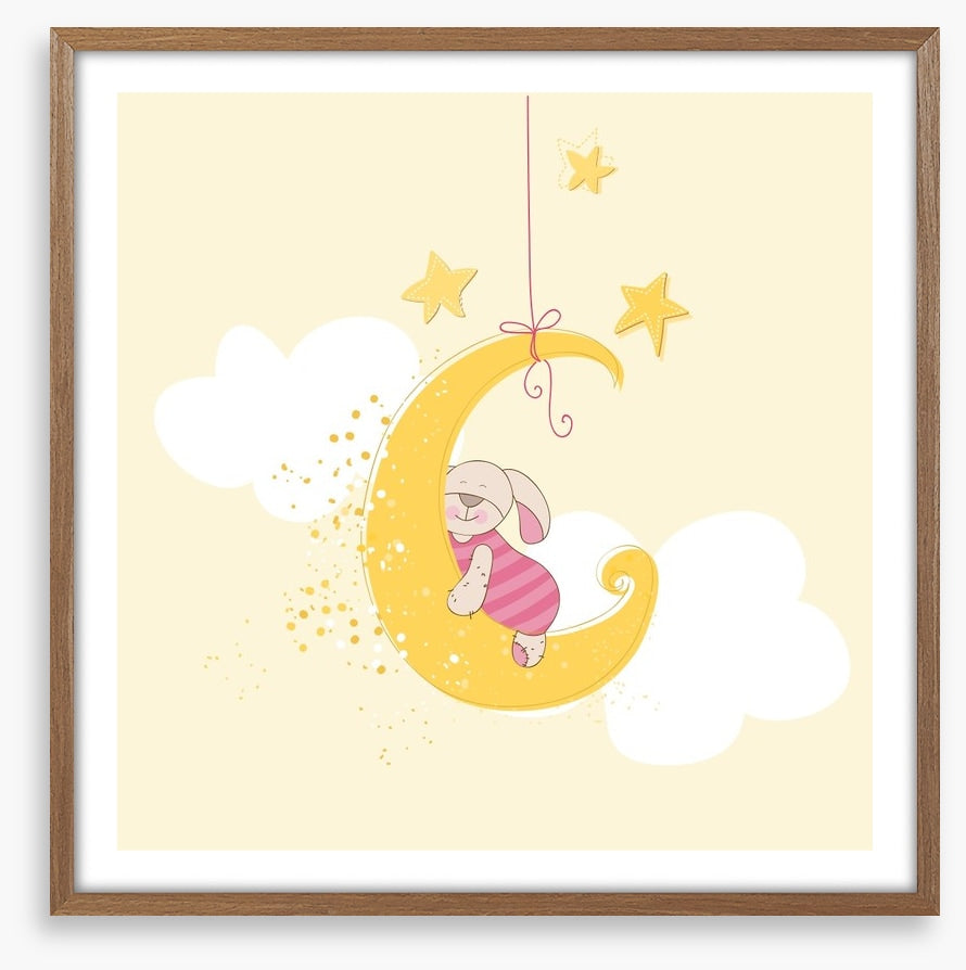 Asleep in the moon