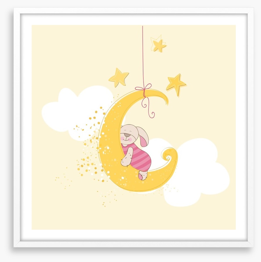 Asleep in the moon