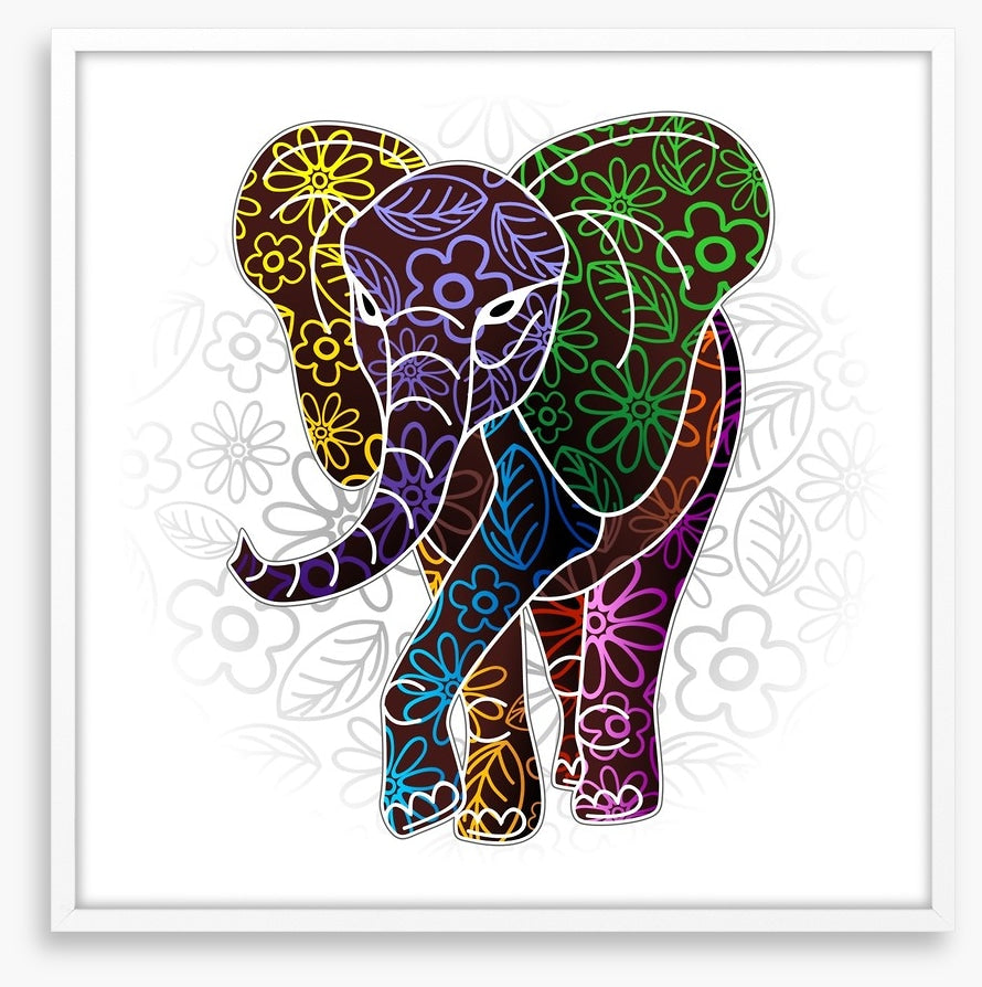 Elephant batik