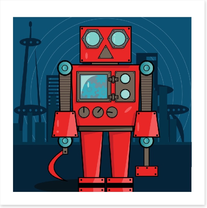 Little red robot