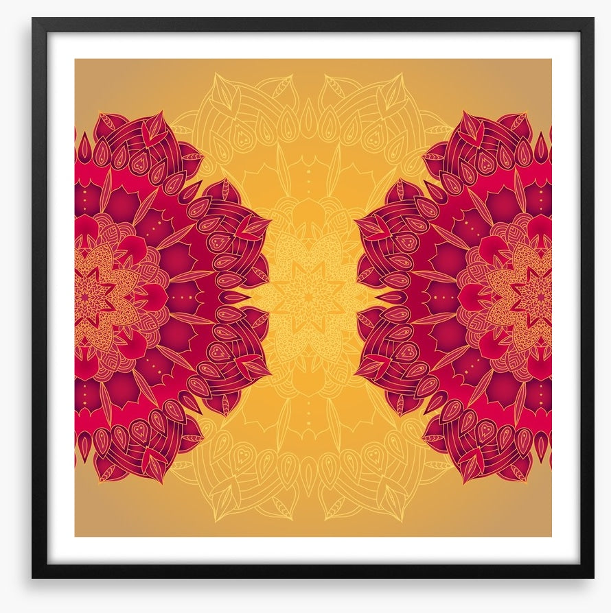 Rich mandala stars