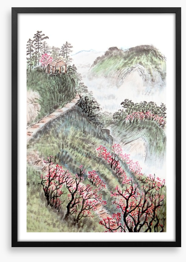 Plum blossom mountain